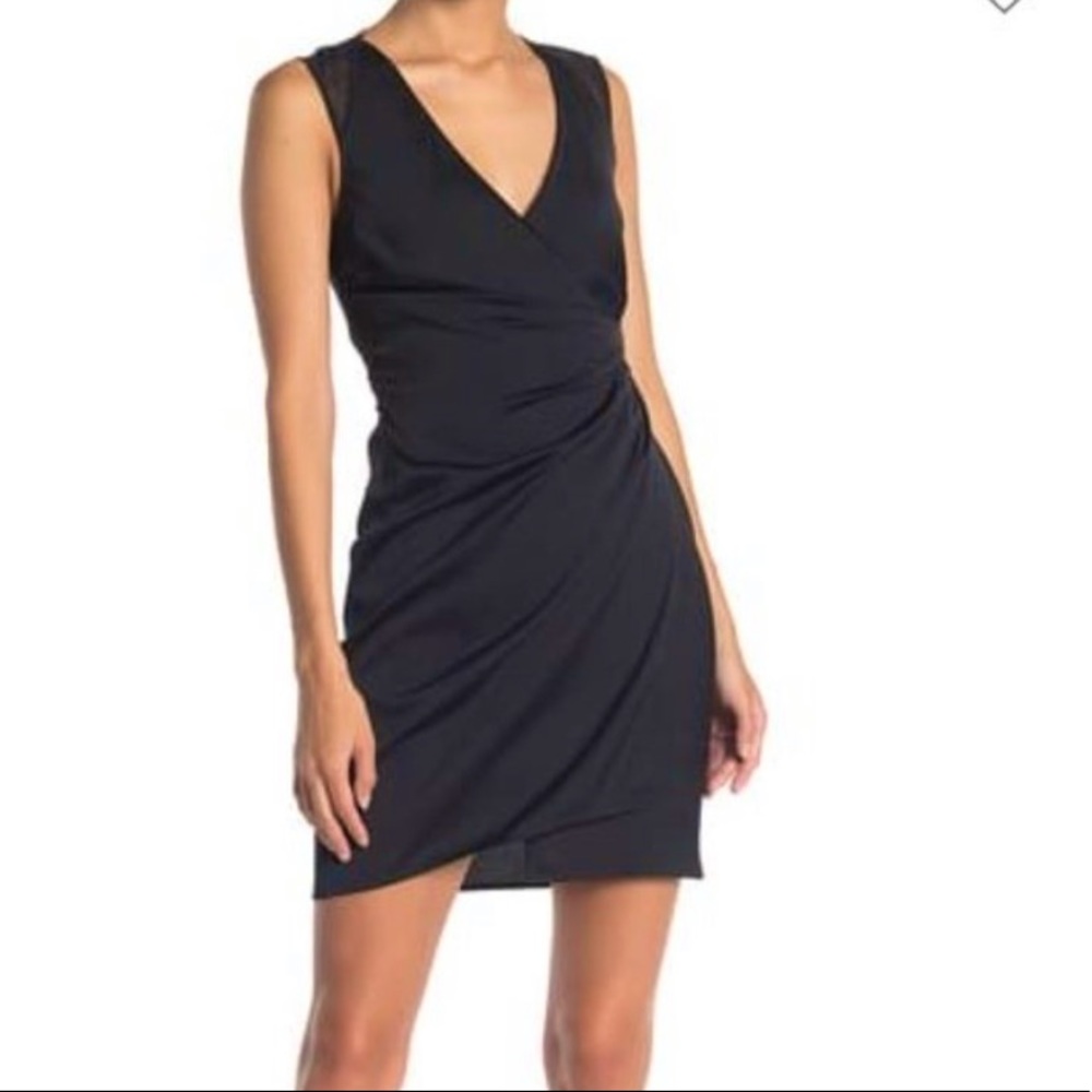 All Saints Anika party dress black